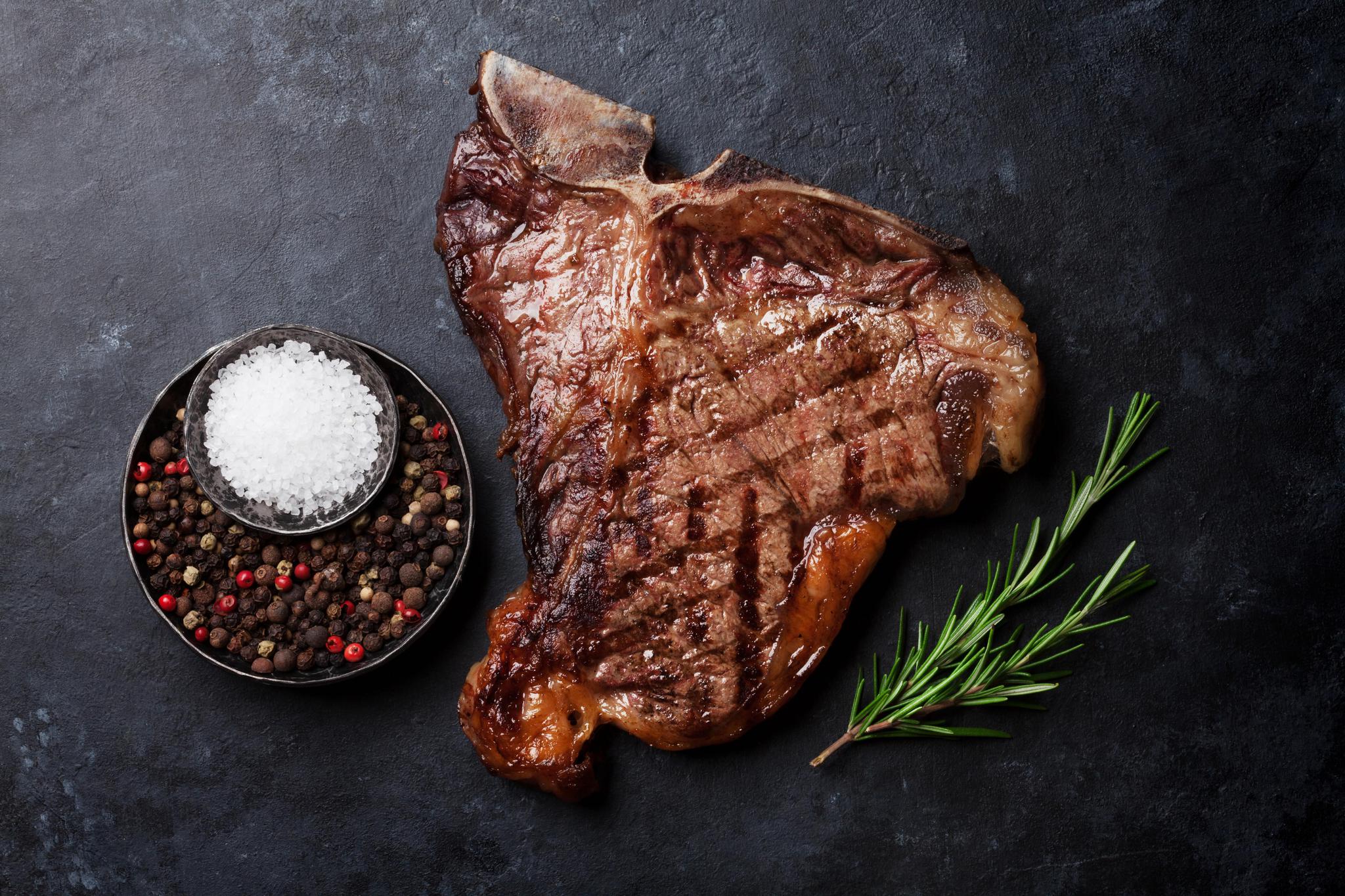 100% Grass Fed T-Bone Steak